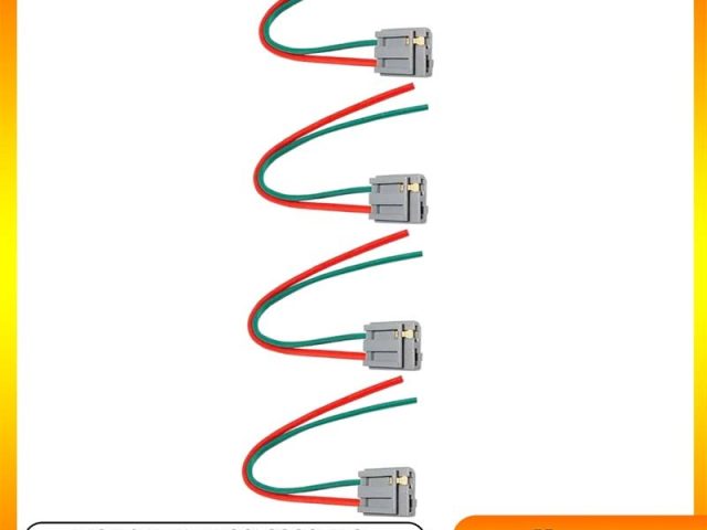 4 Sets HEI Distributor Wire Harness Pigtail 12V Power and Tach Connector 170072