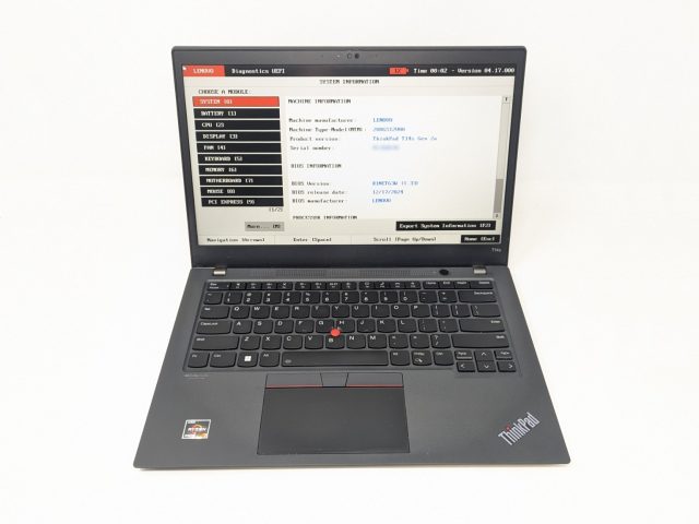 Lenovo ThinkPad T14s Gen 2a – AMD Ryzen 7 Pro 5850U 16LPDDR4 256GB SSD No OS/AC
